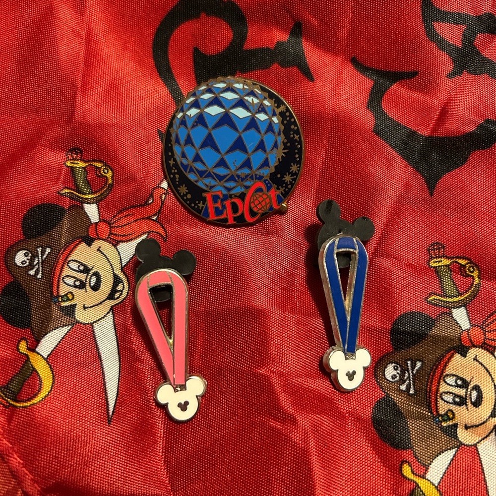 Disney - Mickey pins for collecting or trading.